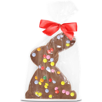 Osterhase mit dragierten Schokoladenlinsen Edelvollmilch  Dallmayr