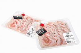 Pancetta arrotolata al pepe nero affettata 110 g Schale Villani