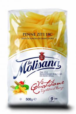 Penne ziti Bronzo  La Molisana Nr. 18C - 500 g Packung