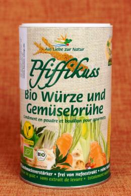Pfiffikus / Bio-Gourmet-Streuwuerze / Gemuesebruehe, 250 g Streuer