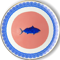 Platte rund Fisch Bitossi  30,5cm