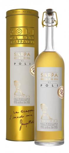 Poli Grappa Sarpa Oro Barrique 6 x 0,7 l