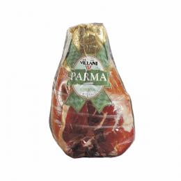 Prosciutto Parma Ris. 18 Mon gereift o. Knochen 7-8 kg Villani Parmaschinken rundgebunden  ( Kühlartikel)