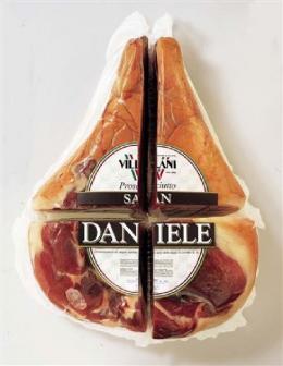 Prosciutto S. Daniele Spec ca.1,4- 1,7 kg San Danieleschinken 1/4 o. Kn.Villani  ( Kühlartikel)
