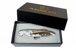 RADOLEO® Kellnermesser GMELIA - Korkenzieher, Weinöffner | Profi So...
