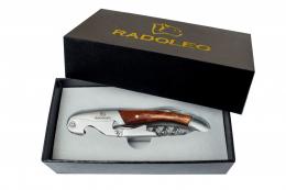 RADOLEO® Kellnermesser PADAUK - Korkenzieher & Weinöffner | Profi S...