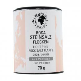 Rosa Steinsalzflocken - grob - World of Salt