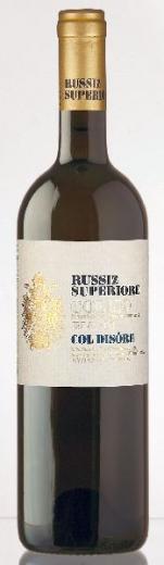 Russiz Superiore Col Disore Bianco DOC Collio Jg. 2018 Cuvee aus 40 Proz. Pinot Bianco, 35 Proz. Tocai Friulano, 15 Proz. Sauvignon, 10 Proz. Ribolla