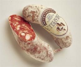 Salame al Tartufo ca. 200 gr. Chiapella Piemonteser Salami mit Trüffel  ( Kühlartikel)