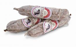 Salame Crudo Bue ca. 300 g Chiapella Piemonteser Salami mit Ochsenfleisch  ( Kühlartikel)