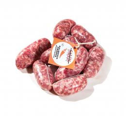 Salsiccia di suino al peperoncino   4 x 75 g = 300 g Beutel Salcis  ( Kühlartikel)