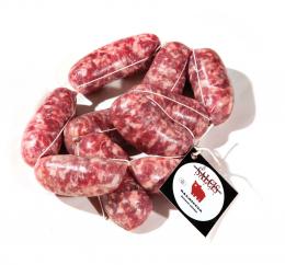 Salsiccia di suino natura  4 x 75 g = 300 g Beutel Salcis   ( Kühlartikel)