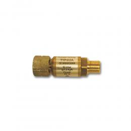 Schlauchbruchsicherung Gas 50mbar, 1,5kg/h - Propangas - TYP402A Si...