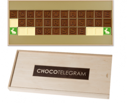 Schokoladige Osterhasengrüße -ChocoTelegram