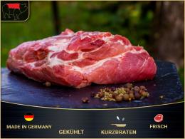 Schweinekamm Steak vom Pietrain-Schwein, Nacken