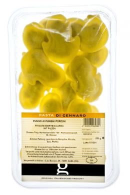 Sombreri ai Funghi Porcini 200 gr. Packung von Di Gennaro Pilzform Pasta mit Steinpilzen  ( Kühlartikel)
