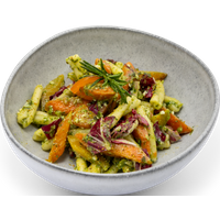 Strozzapreti, Ofengemüse, Vinaigrette