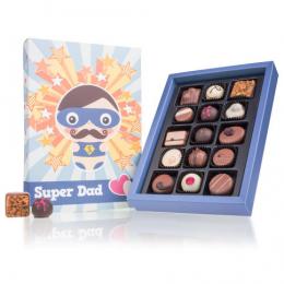 Super Dad Deluxe - Pralinen Geschenk zum Vatertag