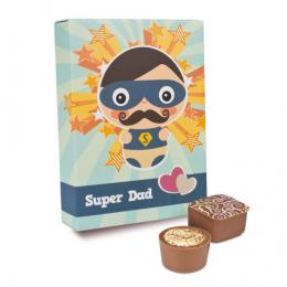 Super Dad - Pralinen Geschenk zum Vatertag