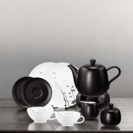 Tee-Service 10tlg. Obertasse klein Liberty Dark Rose Hip