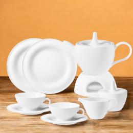 Tee-Service 10tlg. Tasse 0,14l Beat - Weiß