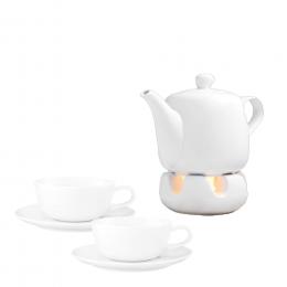 Tee-Service 6tlg. mit Teetasse 0,28l Liberty Weiß