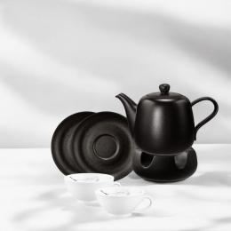 Tee-Service 6tlg. Obertasse 0,14 l Liberty Dark Rose Hip