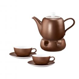 Tee-Service 6tlg. Obertasse 0,28 l Liberty Bronze