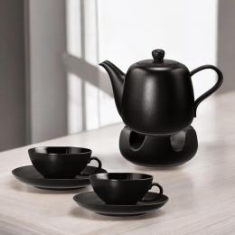 Tee-Service 6tlg. Obertasse klein Liberty Velvet Black