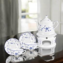 Tee-Service 6tlg. Teekanne 0,65 l, Tasse 0,14 l - Worpswede Greetsiel