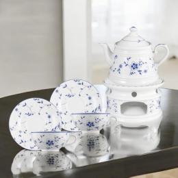 Tee-Service 6tlg. Teekanne 0,65 l, Tasse 0,21 l - Worpswede Greetsiel