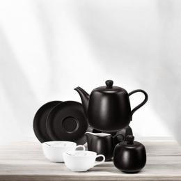 Tee-Service 8tlg. Obertasse groß Liberty Dark Rose Hip