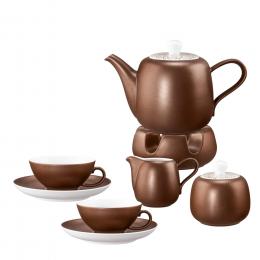 Tee-Service 8tlg. Obertasse klein Liberty Bronze
