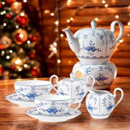 Tee-Service 8tlg. Tasse groß Amina - Strohblume