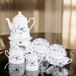 Tee-Service 8tlg. Teekanne 1,0l, Tasse 0,14l - Worpswede Greetsiel