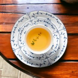 Teegedeck 0,14l 3tlg. Amina - Strohblume