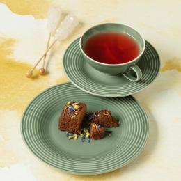 Teegedeck 0,14l 3tlg. Beat - Salbeigrün