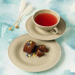 Teegedeck 0,14l 3tlg. Beat - Sandbeige