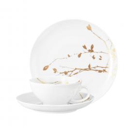 Teegedeck 0,14l 3tlg. Liberty Golden Rose Hip