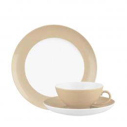 Teegedeck 0,14l 3tlg. Liberty - Pure Color "Dusty Beige"