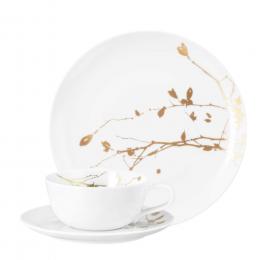 Teegedeck 0,28l 3tlg. Liberty Golden Rose Hip