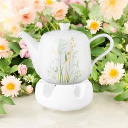 Teekanne & Stövchen Set Liberty Meadow Grasses