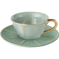 Teetasse grün Vintage Bitossi  Ø 10,5cm