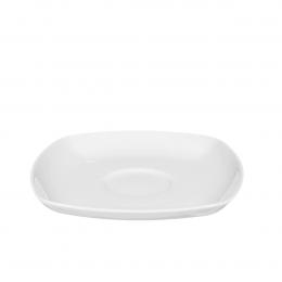 Teeuntertasse 14,5 cm eckig Lido - Weiß