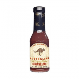 The Original Australian Hot & Spicy BBQ Sauce 355ml scharf mit rauc...