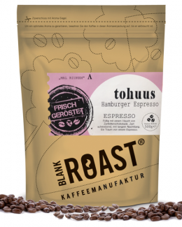 '''Tohuus'' Espresso Hamburger Röstung' BLANK ROAST