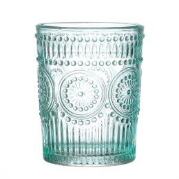 Angebot für Trinkglas Vintage mit Blumenmuster - Glas - 280ml - H: 10cm - Bohos...  , 1 ct, Bereich Themen>Party- & Fingerfood, 2 Werktage -  jetzt kaufen.