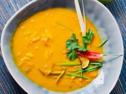 Vegane Thai-K?rbissuppe mit Eifel-K?rbis