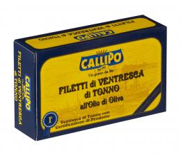 Ventresca di tonno Yellowfin in olio d'oliva 125 g Dose Callipo