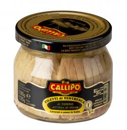 Ventresca di tonno Yellowfin in olio d'oliva 190 g Glas Callipo